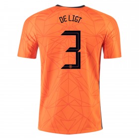 Camisetas Países Bajos MATTHIJS DE LIGT 3 Primera Equipacion  Eurocopa 2020